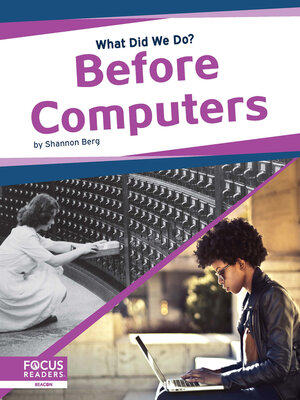 cover image of Before Computers